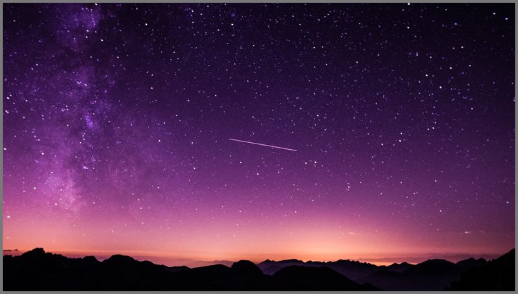 PPT模板-紫色星空PPT背景图片