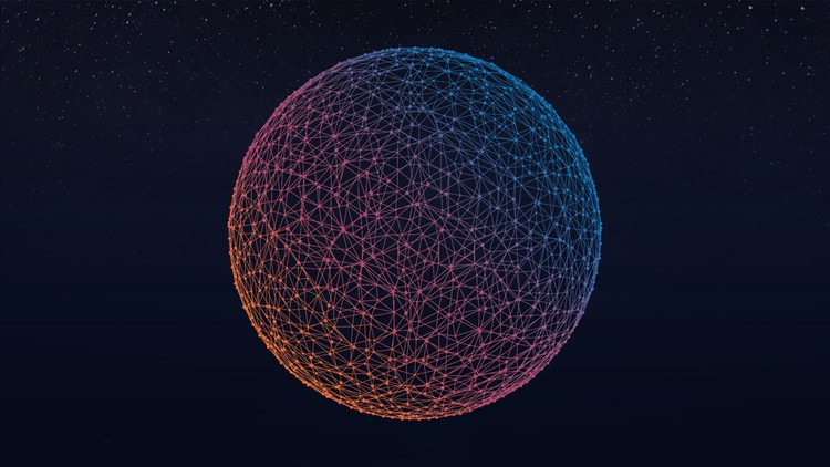 八张点线链接的科技PPT背景图片免费下载
