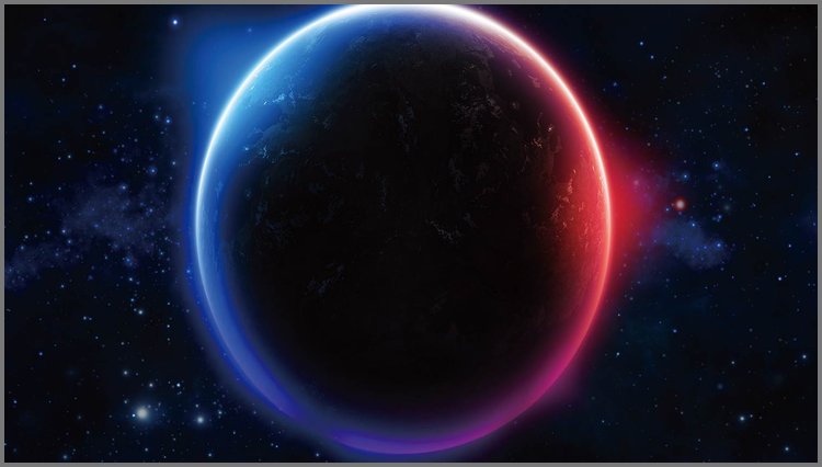 PPT模板-唯美星空星球PPT背景图片