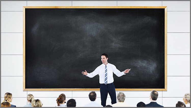 PPT模板-演说的商务白领PPT背景图片