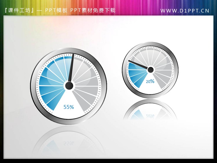 两个精美的仪表指针PPT小插图