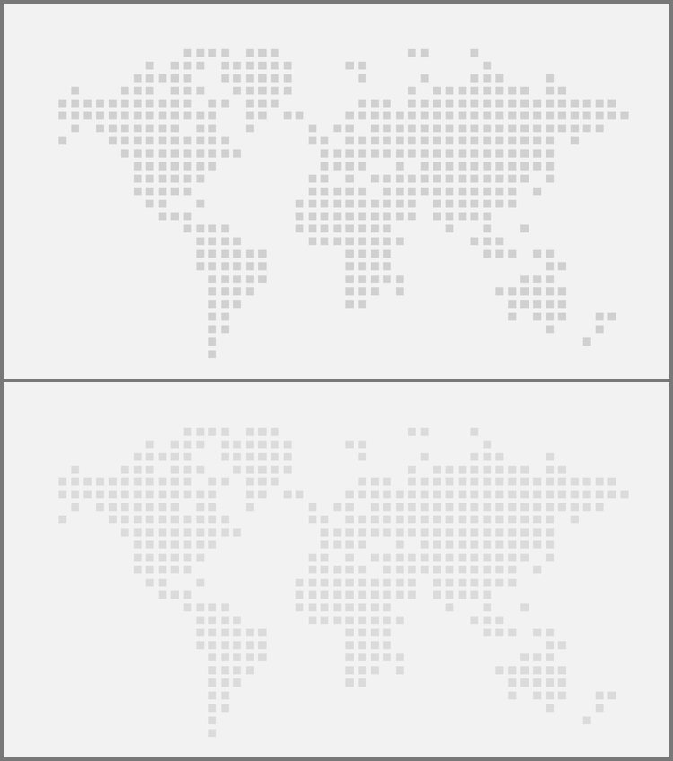 PPT模板-灰色世界地图点阵图PPT背景图片