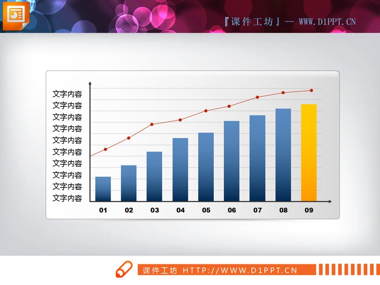 数据分析PPT常用折线图素材
