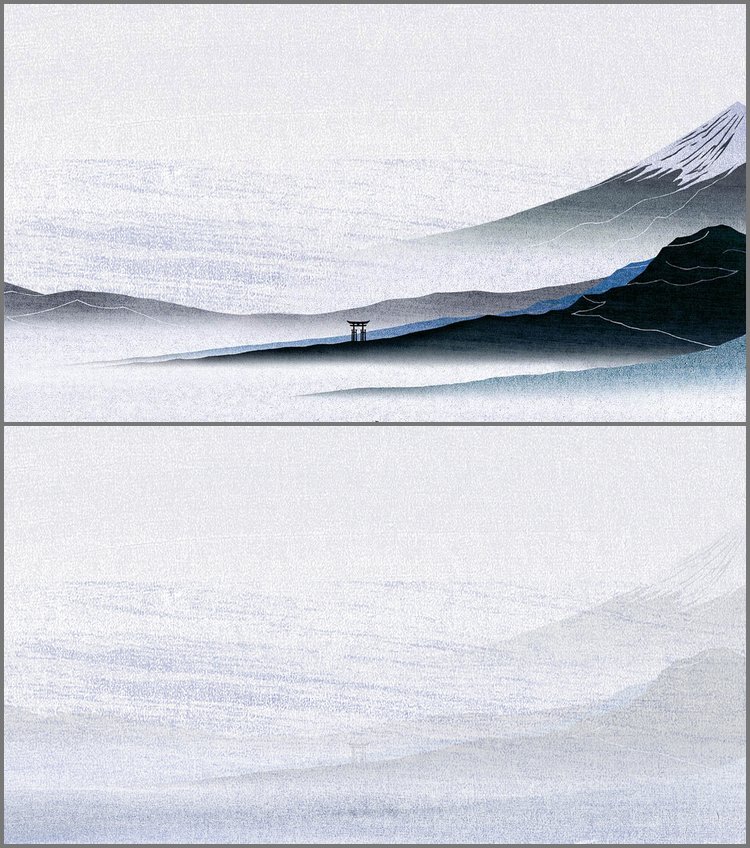 PPT模板-两张精美古典PPT背景图片