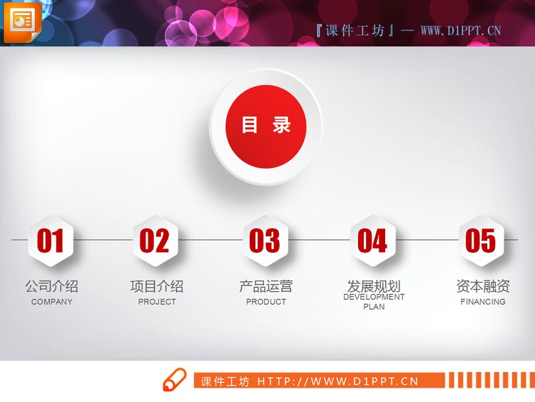 黑白微立体商业融资计划书PPT图表大全