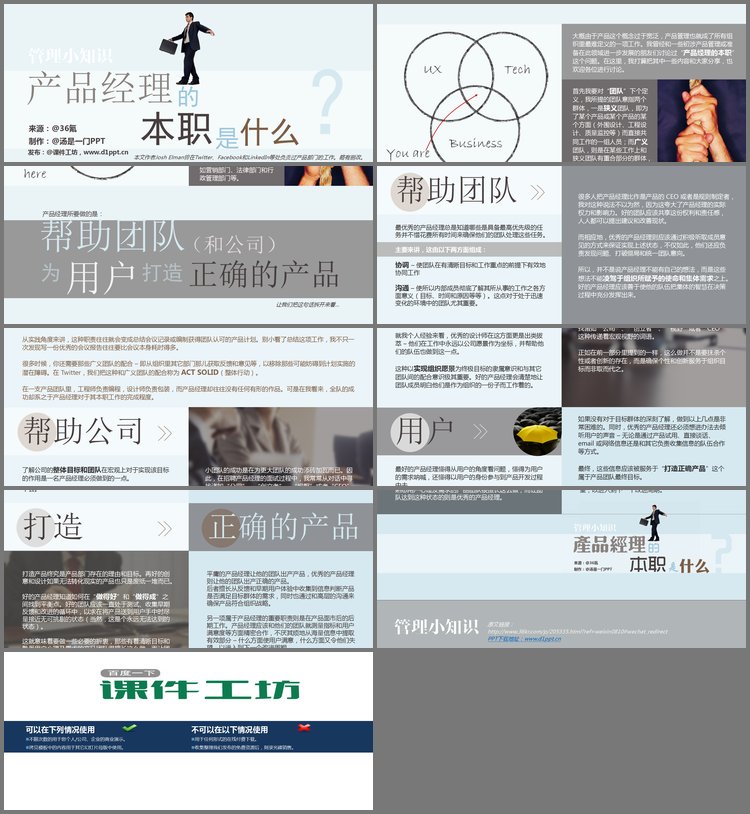PPT模板-产品经理的本职是什么PPT下载