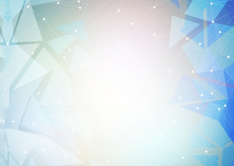 折线曲线淡雅多边形简洁艺术PPT背景图片