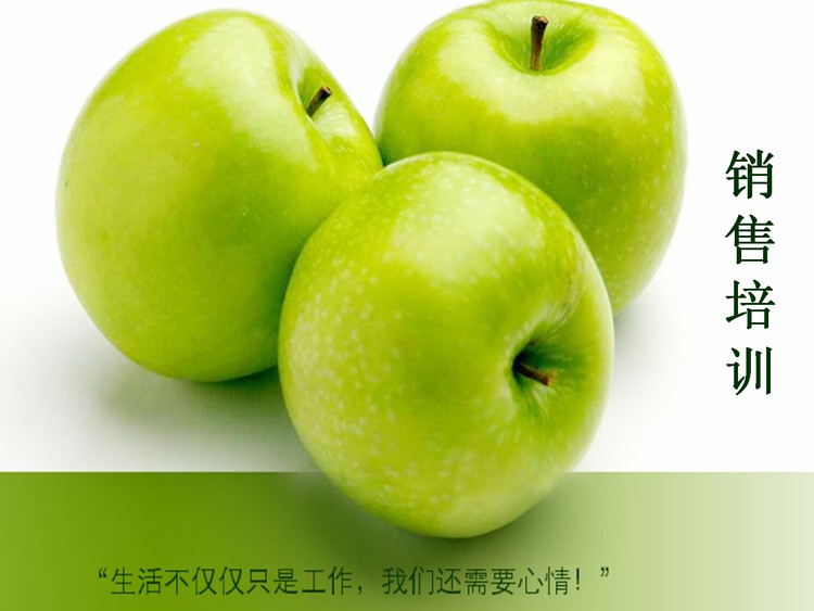 青苹果销售培训PPT