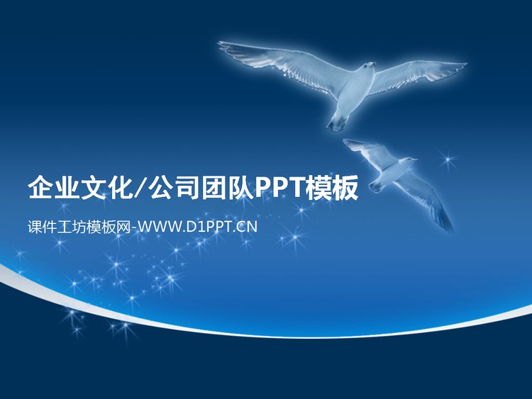 企业文化公司团队PPT模板