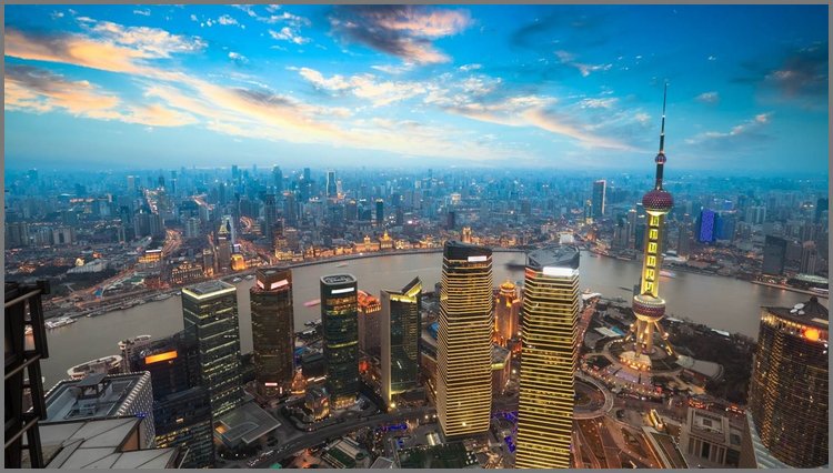 PPT模板-上海东方明珠PPT背景图片