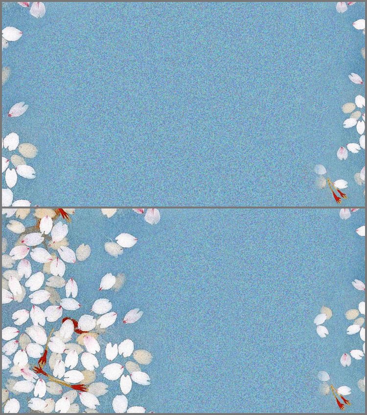PPT模板-两张唯美艺术花瓣幻灯片背景图片