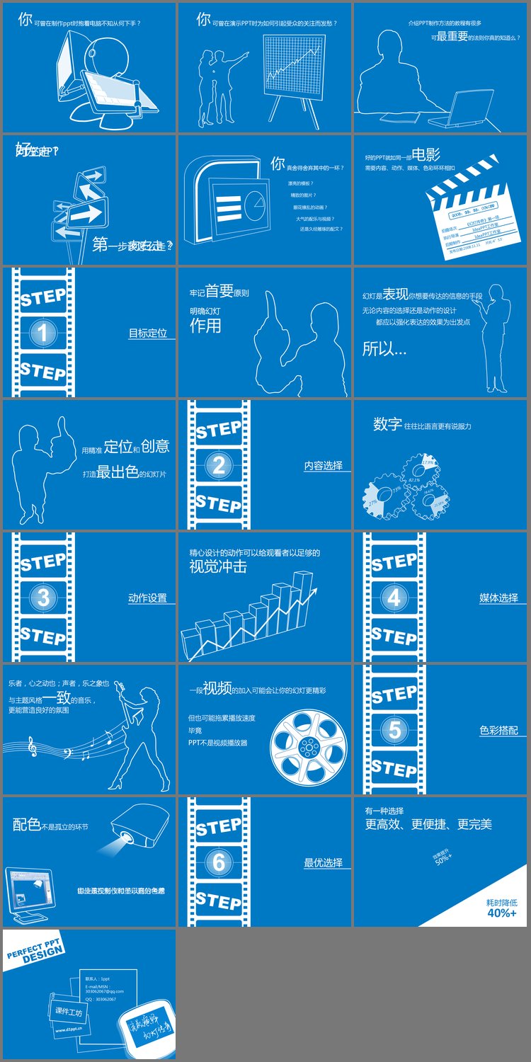 PPT模板-如何制作PPT的幻灯片宣传片